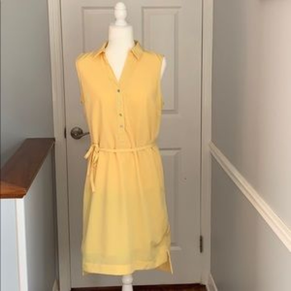 Yellow Limited Collared dress